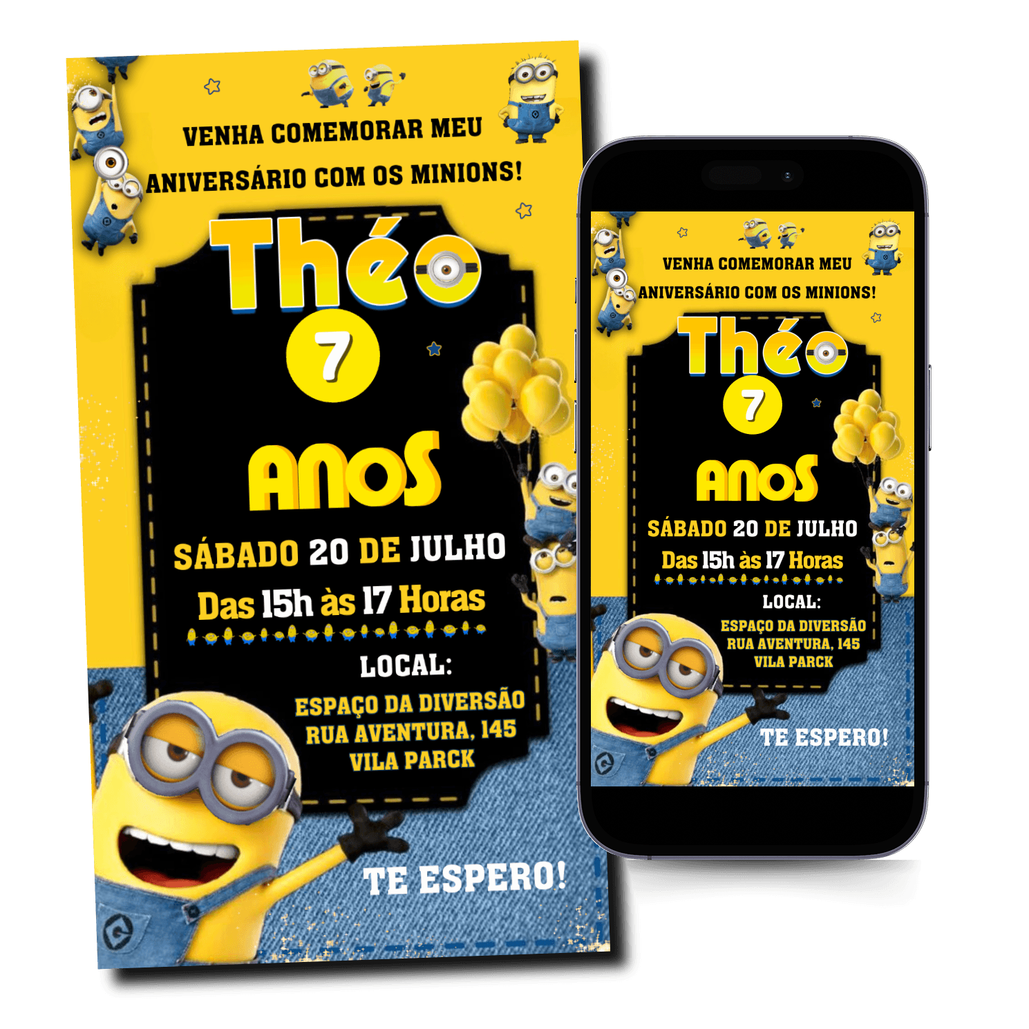 Convite Minions Mod.134